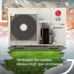 трифазна термопомпа за охлаждане и отопление LG THERMA V Monobloc HM143MR.U34